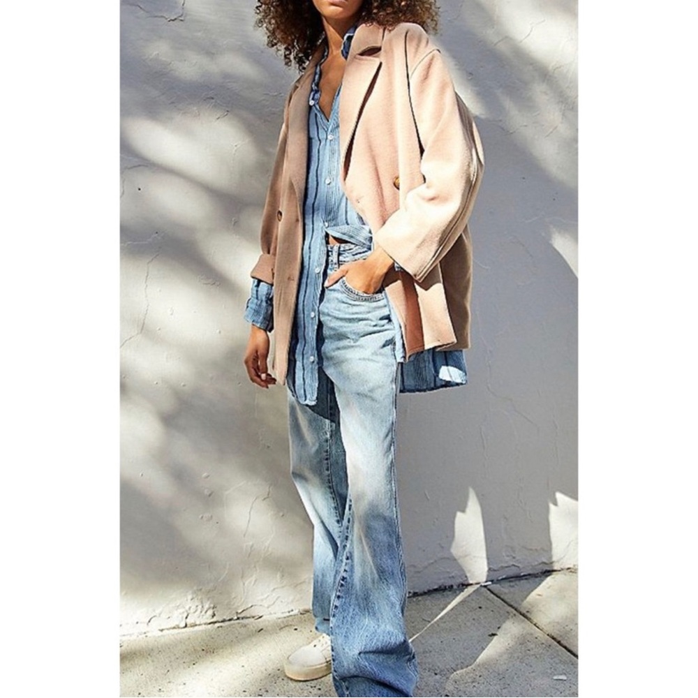 NWT Free People Hannah Soft Slouchy Blazer Jacket - Picture 3 of 10